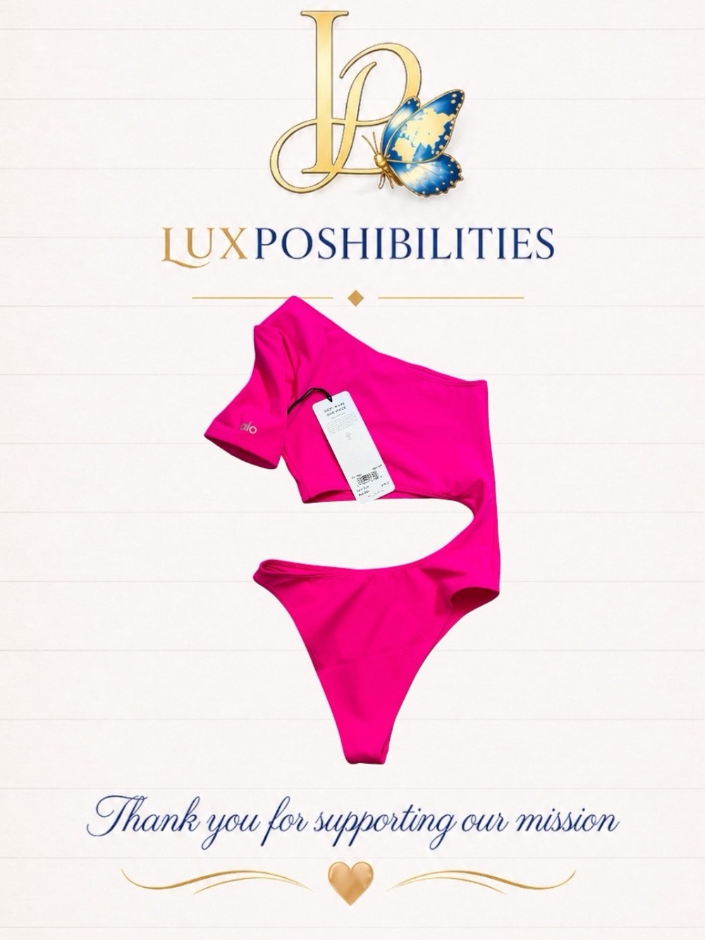 ALO Yoga NWT XXS NeonPink Body Waze Bodysuit